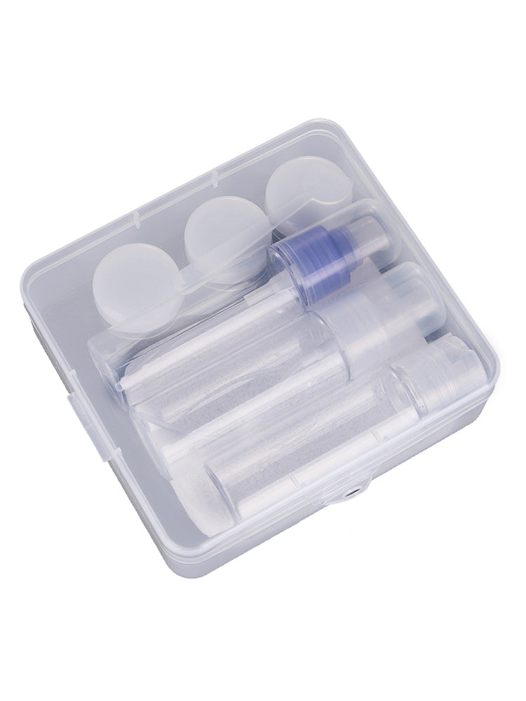 Pill Box Travel Pill Case Portable Pill Organiser Vitamin Medicine Box (Blue)