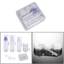 Pill Box Travel Pill Case Portable Pill Organiser Vitamin Medicine Box (Blue)