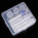 Pill Box Travel Pill Case Portable Pill Organiser Vitamin Medicine Box (Blue)