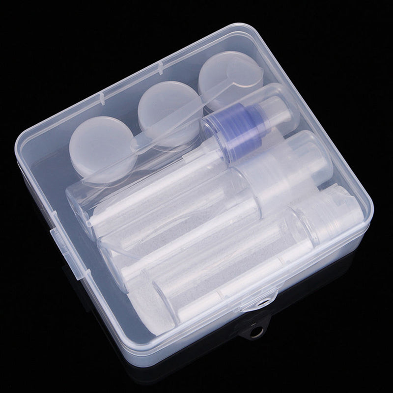 Pill Box Travel Pill Case Portable Pill Organiser Vitamin Medicine Box (Blue)
