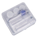 Pill Box Travel Pill Case Portable Pill Organiser Vitamin Medicine Box (Blue)