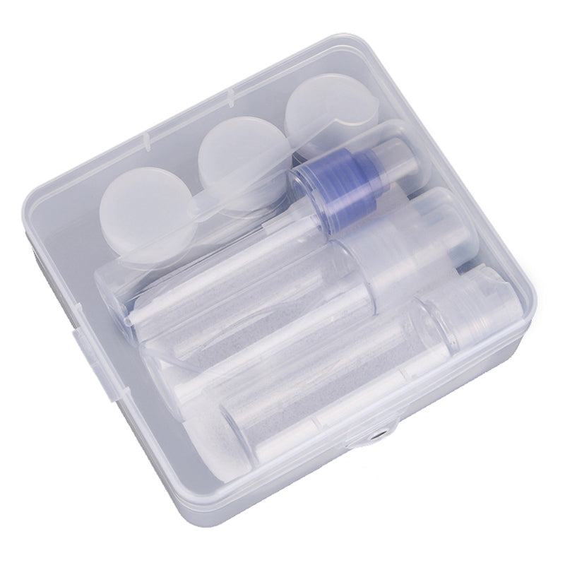 Pill Box Travel Pill Case Portable Pill Organiser Vitamin Medicine Box (Blue)