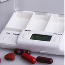 Electronic Medicine Reminder Timer Timed Alarm Tablet Pills Organiser Box Case