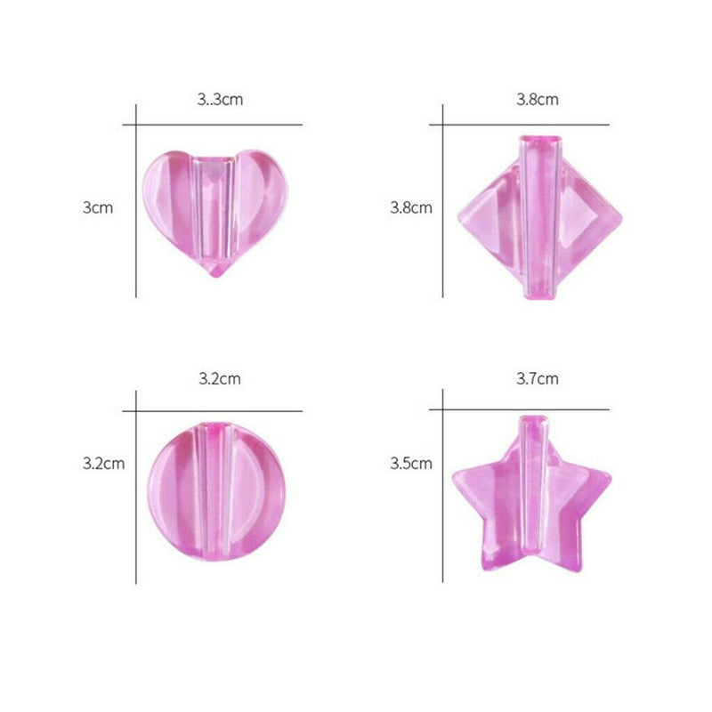 4Pcs Nail Art Tool Practical Durable Nail Embossing Mould for Girls Women Ladies