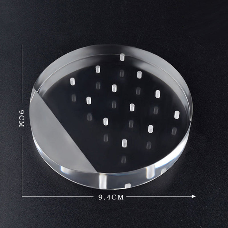 12 Holes Nail Drill Bits Holder Acrylic Grinding Display Base Nails Tool New Hot