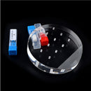 12 Holes Drill Bit Holder Transparent Nail Grinding Stone Head Display Base