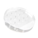 12 Holes Transparent Box Acrylic Holder for Nail Grinding Head Nail Art Tools