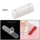 10pcs Magnetic Nail Art Display Stand Transparent Acryl Gel Polish Holder Strip