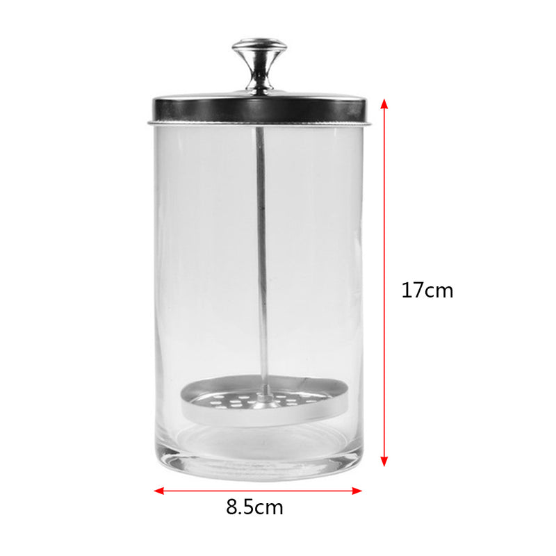 Empty Clear Cleaning Nail Art Polish Brush Remover Alcohol Liquid Bottle Cup