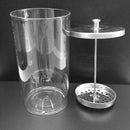 Empty Clear Cleaning Nail Art Polish Brush Remover Alcohol Liquid Bottle Cup