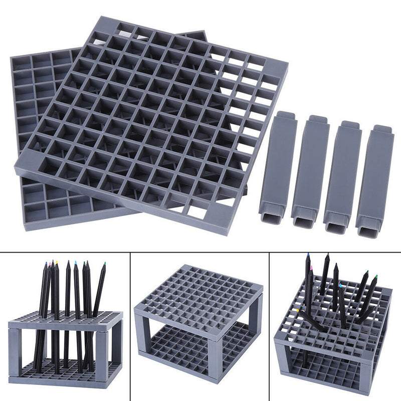 1 Pencil Holder Organizer Pen Storage Makeup Brush Rack Marker Gel Pens Tool Hot