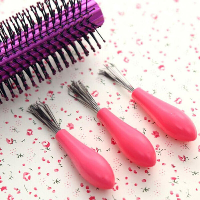 1PC Comb Hair Brush Cleaner Cleaning Remover Embedded Handle Tool W T G