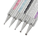 5X Nail Pen Dotting UV Liner Painting 2-Way Gel Drawing Brush Polish Art Tools