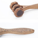 Roll Massager Back Neck Full Body Massage Roller Wood Fatigue Relieve Tool