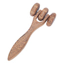 Roll Massager Back Neck Full Body Massage Roller Wood Fatigue Relieve Tool