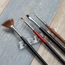 5pcs Nail Art Brush Pen Holder Organizers Rest Stand Shelf Display Carrier Rack