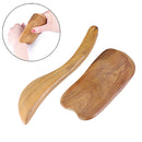 2*Sandalwood Gua Sha Massage Tools Table Scraper Plate Guasha Slimmer Tools New