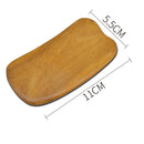 2*Sandalwood Gua Sha Massage Tools Table Scraper Plate Guasha Slimmer Tools New