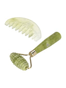 1 Set Natural Guasha Facial Jade Roller with Body Comb Massage tool Nice Fashion