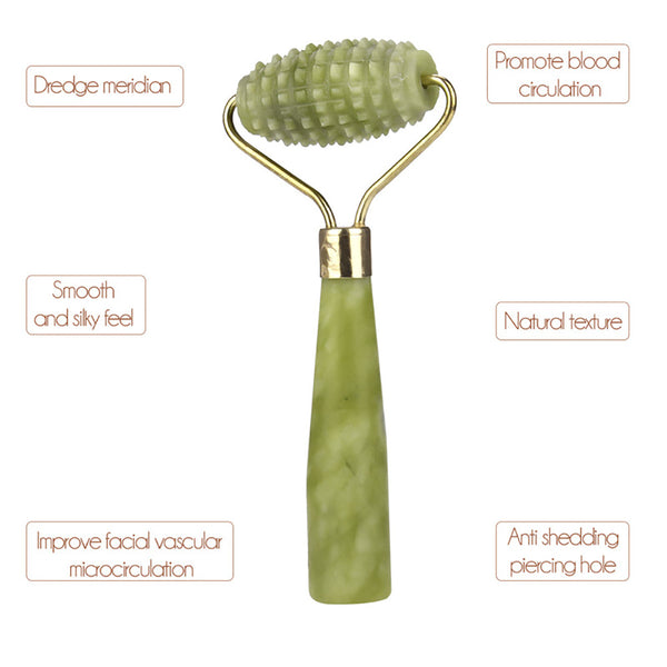 1 Set Natural Guasha Facial Jade Roller with Body Comb Massage tool Nice Fashion