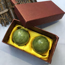 2pcs Chinese Health Exercise Stress Jade Stone BAODING Balls Relaxation Therapy