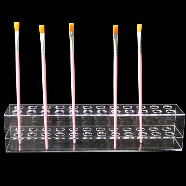 1*Acrylic Pen Stand Holder Makeup Cosmetic Brush Storage Organizer Rack Hot