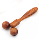 18.5*7.5cm Wooden Eye Face Roller Primary Wood Face-lift Massage Tool  mdff