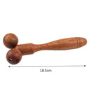 18.5*7.5cm Wooden Eye Face Roller Primary Wood Face-lift Massage Tool  mdff