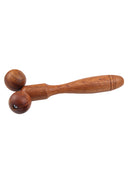 18.5*7.5cm Wooden Eye Face Roller Primary Wood Face-lift Massage Tool  mdff