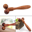 18.5*7.5cm Wooden Eye Face Roller Primary Wood Face-lift Massage Tool  mdff