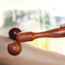 18.5*7.5cm Wooden Eye Face Roller Primary Wood Face-lift Massage Tool  mdff