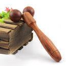 18.5*7.5cm Wooden Eye Face Roller Primary Wood Face-lift Massage Tool  mdff