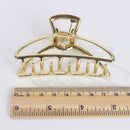 2*Makeup Hair Holder Semicircle Geometric Hair Claw Hair Grab Clips Durable New