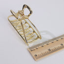 2*Makeup Hair Holder Semicircle Geometric Hair Claw Hair Grab Clips Durable New
