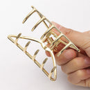 2*Makeup Hair Holder Semicircle Geometric Hair Claw Hair Grab Clips Durable New