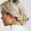2*Makeup Hair Holder Semicircle Geometric Hair Claw Hair Grab Clips Durable New