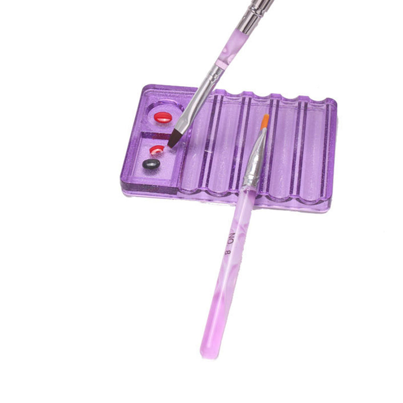 5PCS Nail Art Design Craft Acrylic UV Gel Brush Pen Rest Plastic Holder Stand