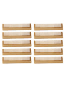 10 * Massage Wooden Comb Bamboo Hair Vent Brush Hair Care SPA Massager Useful