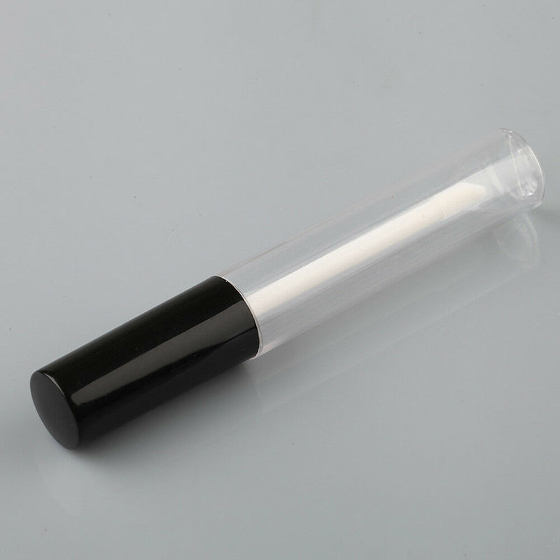 10* Black Empty Plastic Cute Clear Lip Gloss Tube Lip Balm Bottle Container Hot