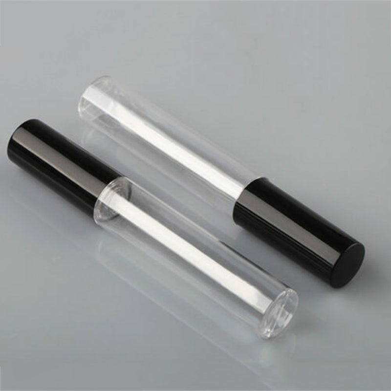 10* Black Empty Plastic Cute Clear Lip Gloss Tube Lip Balm Bottle Container Hot