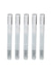 5pcs Travel Portable Tube Cuticle Oil Container Nail Polish Empty Pen With Brush