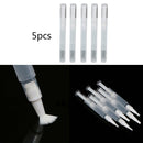 5*Portable Tube Cuticle Oil Container Nail Polish Empty Pen With Brush New Hot