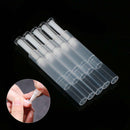 5pcs Travel Portable Tube Cuticle Oil Container Nail Polish Empty Pen With Brush