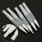 5pcs Travel Portable Tube Cuticle Oil Container Nail Polish Empty Pen With Brush