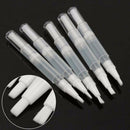 5*Portable Tube Cuticle Oil Container Nail Polish Empty Pen With Brush New Hot