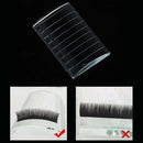 U-Shape Eyelash Extension Crystal Glass Glue Holder Pallet Stand Display Board