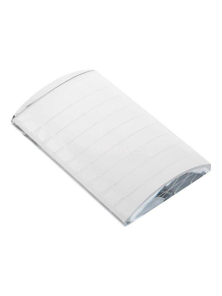 U-Shape Arched Glass Grafting Eyelash Crystal Table Display Board o kj