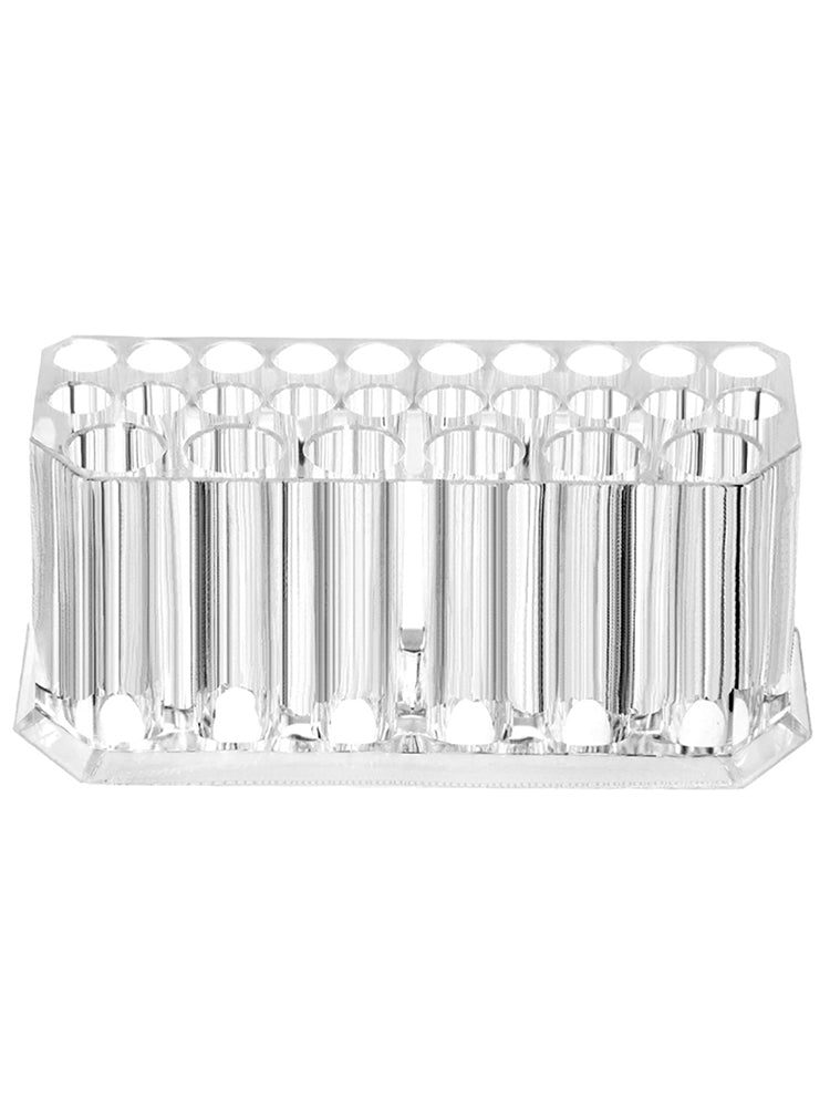 26 Slots Clear Acrylic Lipstick Organizer Makeup Brush Holder Cosmetic Display