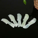 1 pc Natural Jade Stone Gua Sha Board Comb Shape Massage Healthy & Beauty Hot