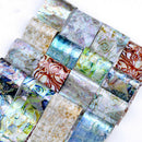 Shell Nail Foils Starry Sky Nail Art Transfer Stickers Decoration Tips New